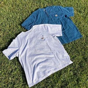 Two Carhartt XL original fit Shirts
